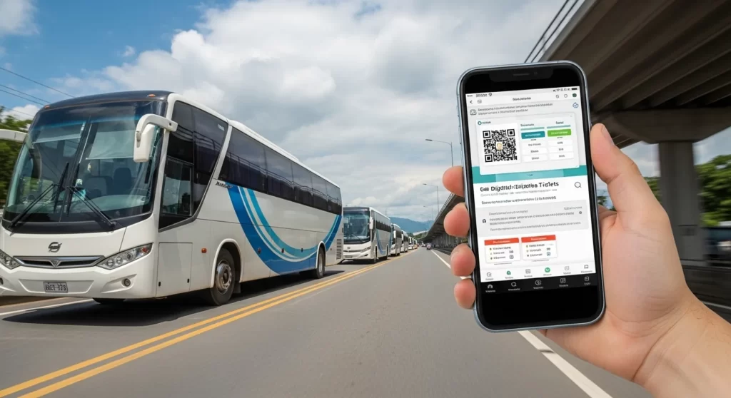 viajar en bus por Centroamérica en 2026 usando boletos digitales en el celular